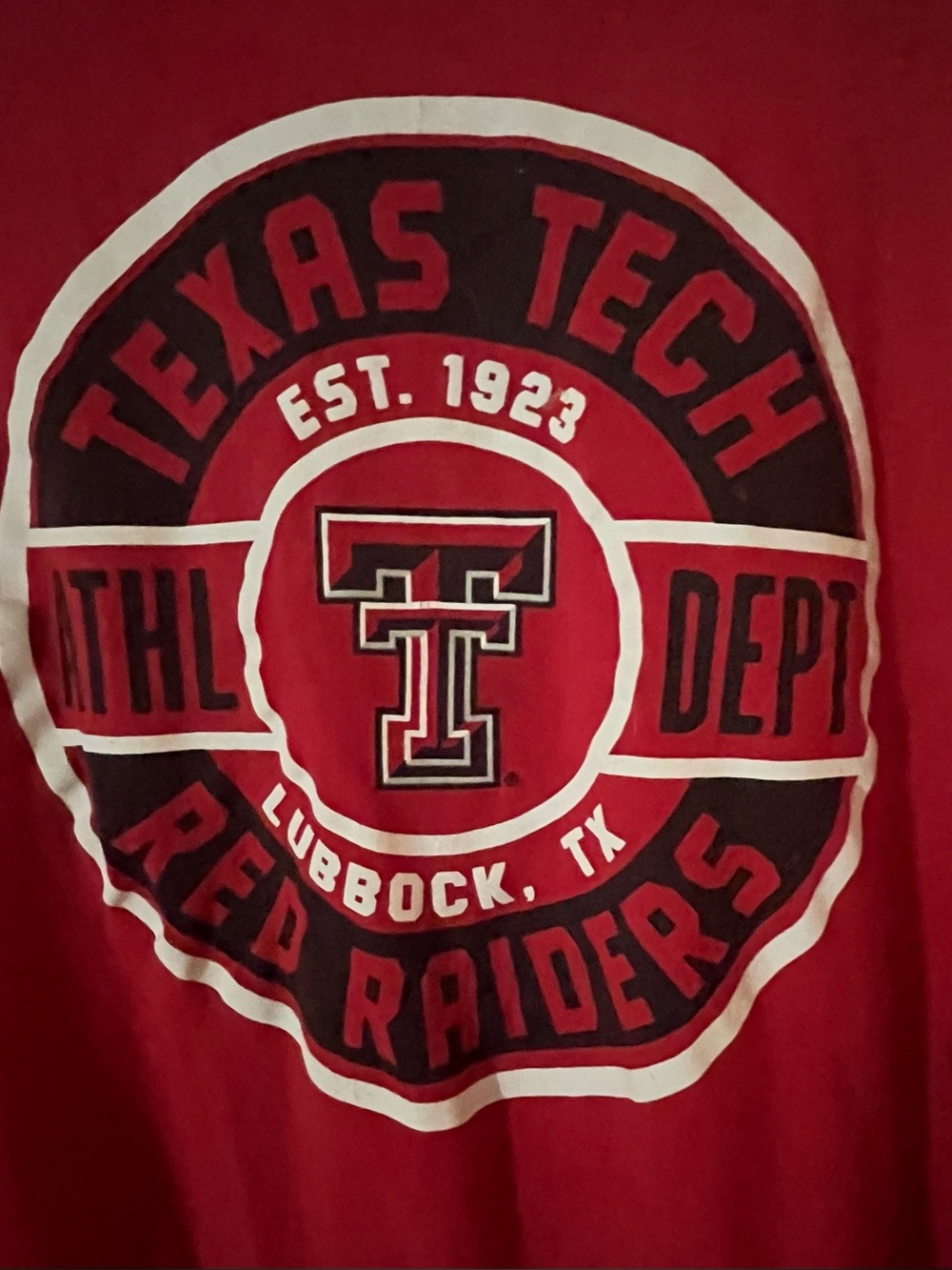 Texas Tech Red Raiders Red Long Sleeve Tee